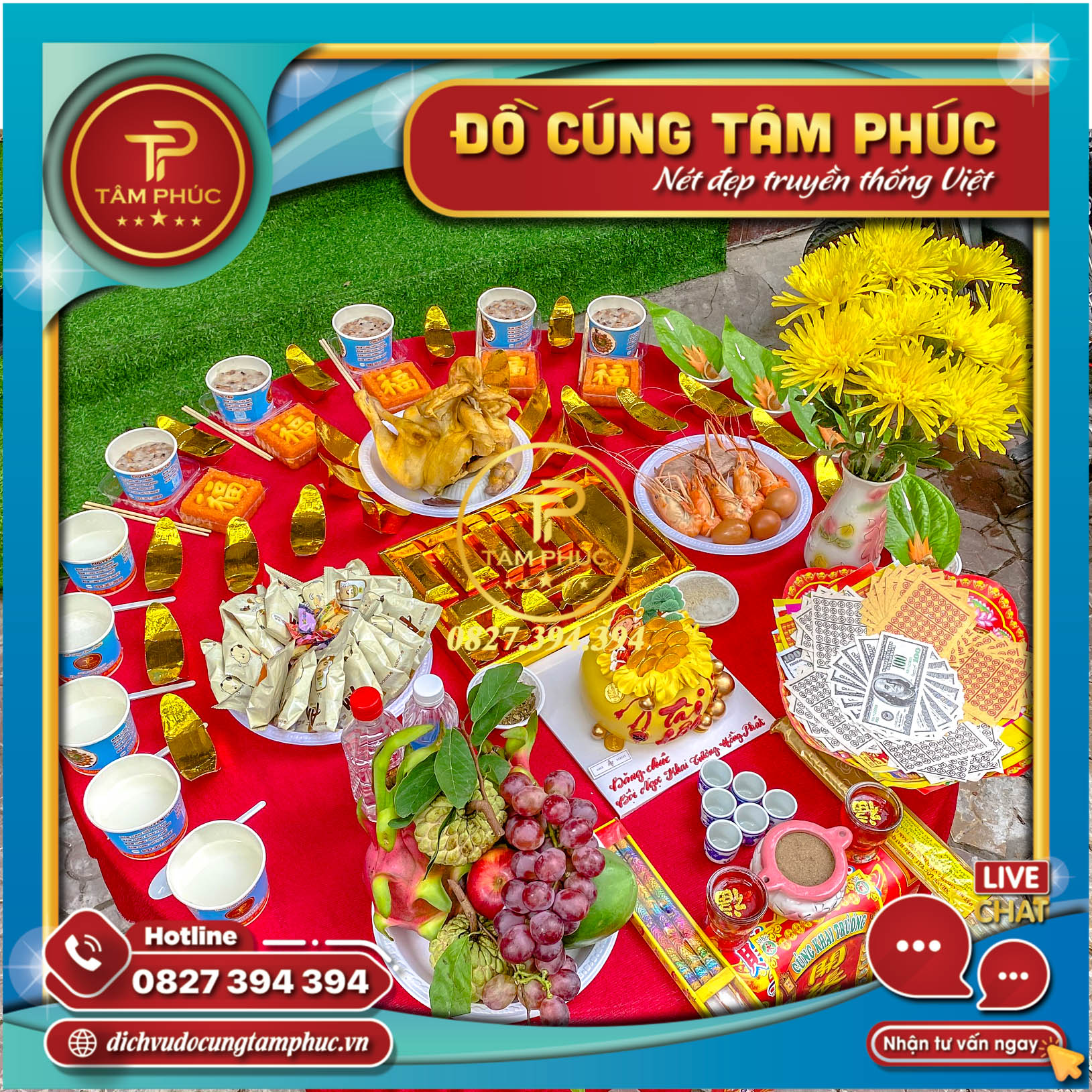 Mâm cúng động thổ cần chuẩn bị những gì?